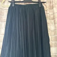 グリーン　プリーツロングスカートのサムネイル