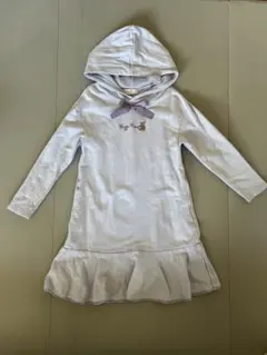 MEZZO PIANO フード付きスウェットワンピース 130