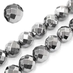 テラヘルツ 64面カット 1連 38㎝ 小粒 天然石 パワーストーン 3mm