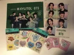 キシリトールBTSファイル2点・ステッカー・チャーム計8点