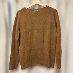 MARGARET HOWELL ブラウン ニットセーター Lサイズのサムネイル