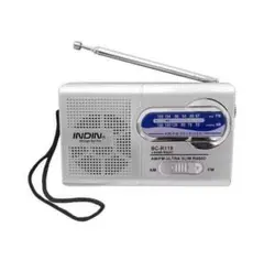 BC-R119 ラジオ AM FM　ポータブルラジオ　多機能 ミニポケットのサムネイル