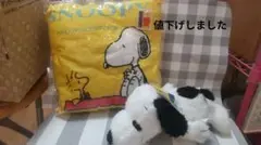 スヌーピークッションとぬいぐるみセット