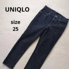 ユニクロ スリムストレートデニム カイハラ ダークブルー サイズS