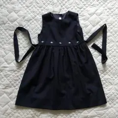 【お受験】【学校訪問】フェラーリ(イタリア製) ワンピース ネイビー サイズ4