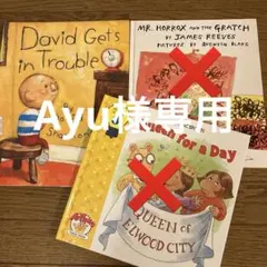 英語の絵本3冊セットDavid Gets in Trouble 他