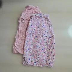 ユニクロ　花柄 リラコ　110-125サイズ　2枚セット