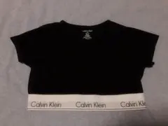 Calvin Klein ブラック ブラトップ　クロップドTシャツのサムネイル