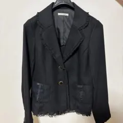 axes femme テーラードジャケット フリル ブラックのサムネイル