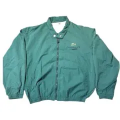 80s〜90s ラコステ ナイロンジャケット 短丈 ボックス 好配色 刺繍ロゴ