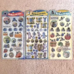 【正規品】　うるちゅるポップシール　パペットスンスン　スンスン　ゾンゾン　集合