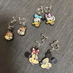 ディズニーキャラクターイヤリングセット　※一部不良あり