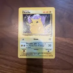 英語版　ピカチュウ 40 HP ポケモンカード