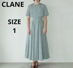 【新品】CLANE クラネ　SLASH SHOULDER ロングワンピース　Sのサムネイル
