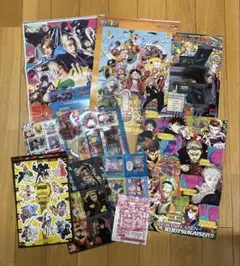 週刊少年ジャンプ　付録14点セット　カード　ポスター　シールなど