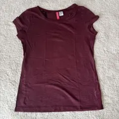 DIVIDED by H&M 半袖 Tシャツ ボルドーのサムネイル