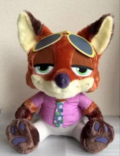 セガプラザ　ディズニー　ズートピア２スーパーラージぬいぐるみ　ニック・ワイルド