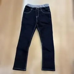 ベルメゾン　GITA ダークブルー デニムパンツ 120