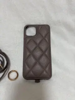 Elegante エレガンテ　ストラップ付きスマホケース　iPhone13