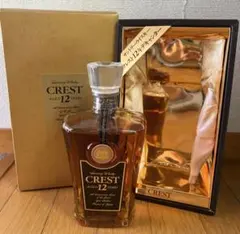 SUNTORY WHISKY CREST AGED 12 YEARS 古酒 - メルカリ