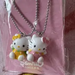 ハローキティ❤️1998年製 キティ＆ミミィ　ペアキーホルダー 新品 激レア