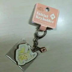 ポケモン　キャラクターイニシャル［M］キーホルダー　ピカチュウ