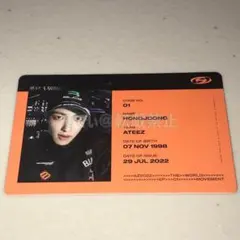 ATEEZホンジュン『THE WORLD EP.1: MOVEMENT』封入ID