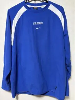 【古着】(2000s)NIKE Air Force フリース　ブルー　ナイキ