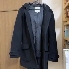 NANO UNIVERSE ブラック ダッフルコート Lサイズ