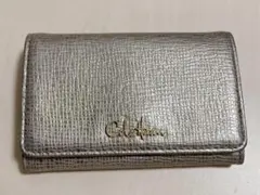 美品 コールハーン 名刺入れ カードケース 本革 ゴールドカラーCOLEHAANのサムネイル