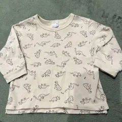 petit main 恐竜柄 トップス 80 ベビー　キッズ