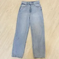 グレイル　ハイウエストストレートデニムパンツ　GRL cu181