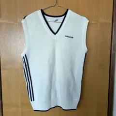 【レア】adidas アディダス80s Vネック ノースリーブベスト