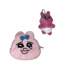 おぱんちゅうさぎ ポーチ ぬいぐるみキーホルダー セットのサムネイル