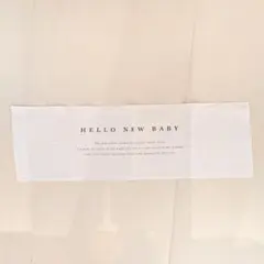 ニューボーンフォト用 タペストリー HELLO NEW BABY