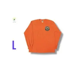 【最終価格】GILDAN 企業 会社 ロゴ 両面 プリント ロング Tシャツ L