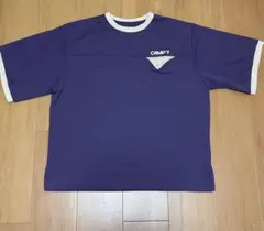 CAMP7 紫色 半袖Tシャツ ポケット付き