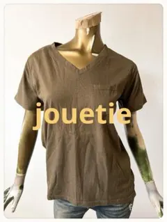 ☘️T23069☘️jouetie 半袖 Vネック Tシャツ トップス Mのサムネイル