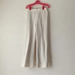 美品！beauty&youth ワイドパンツ　センタープレス