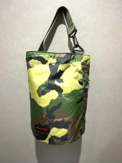 極美品BRIEFINGカモフラショルダーバック2way