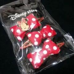 ☆新品未開封☆☆Disney☆☆ミニーちゃん☆モコモコりぼんヘアアクセサリー☆