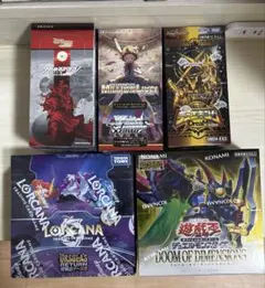 トレーディングカードボックス5個セット　新品未開封