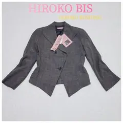 未使用 タグ付 ヒロコビス HIROKO BIS コシノ 変形ダブルジャケット