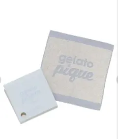 新品 gelato pique（ジェラート ピケ）のロゴ入りタオルハンカチのサムネイル