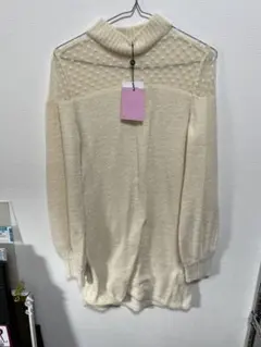 Rady ♡ 首元シースルーミニニットワンピ 最終値下げ