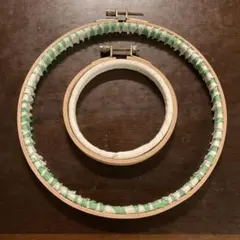 木製刺繍枠セット（大・小）