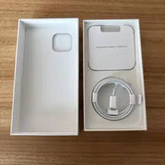 iPhone14【空箱】　充電ケーブル付