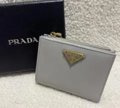 新品未使用PRADA☆鑑定済☆CITY CALF TAB グリーン プラダ財布 - メルカリ