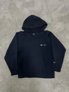 90s USA Champion ネイビー フード付きパーカー Mサイズ