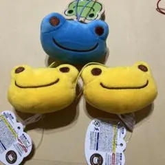 かえるのピクルス　もちもちフェイスマスコット3個セット